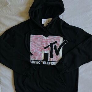 NEW WITH TAGS black MTV hoodie